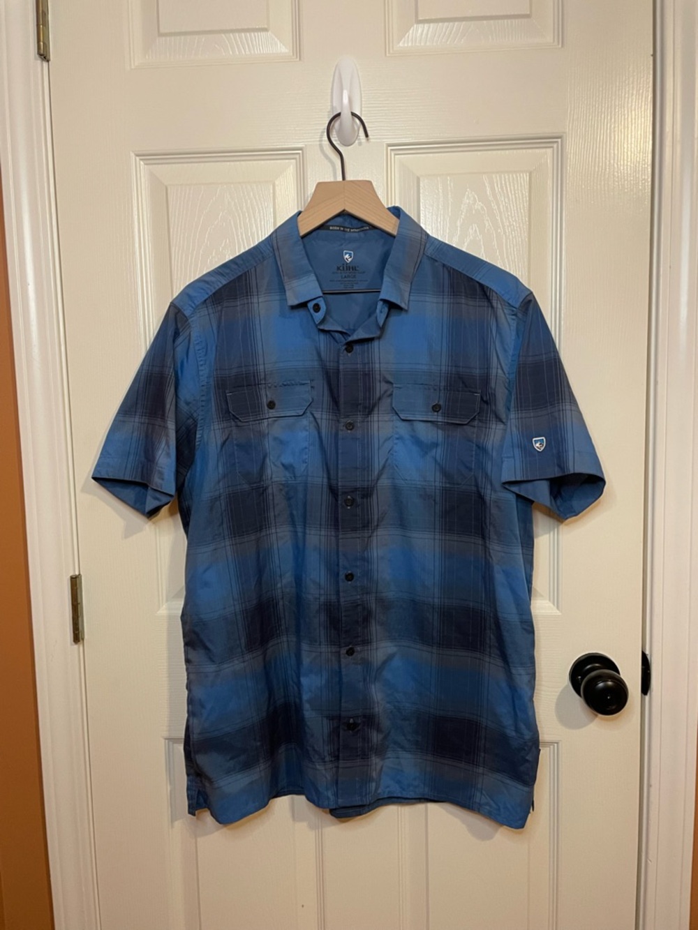 Kuhl Response Shirt in After Midnight Size Large